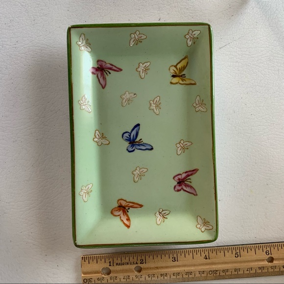 Trinket tray for glasses, jewelry, keys & more - butterflies - Picture 5 of 7